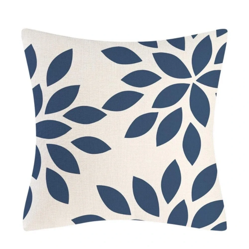 Luxury Home | Chic Blue Home Sweet Home Mix n' Match Throw Pillow Covers